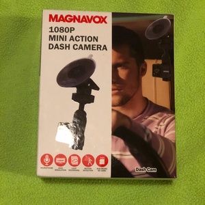 New in box Magnavox Mini 1080 Dash Cam